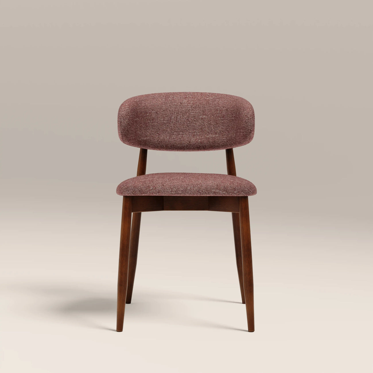 Halston Wooden Dining Chair Speckled Berry Red
