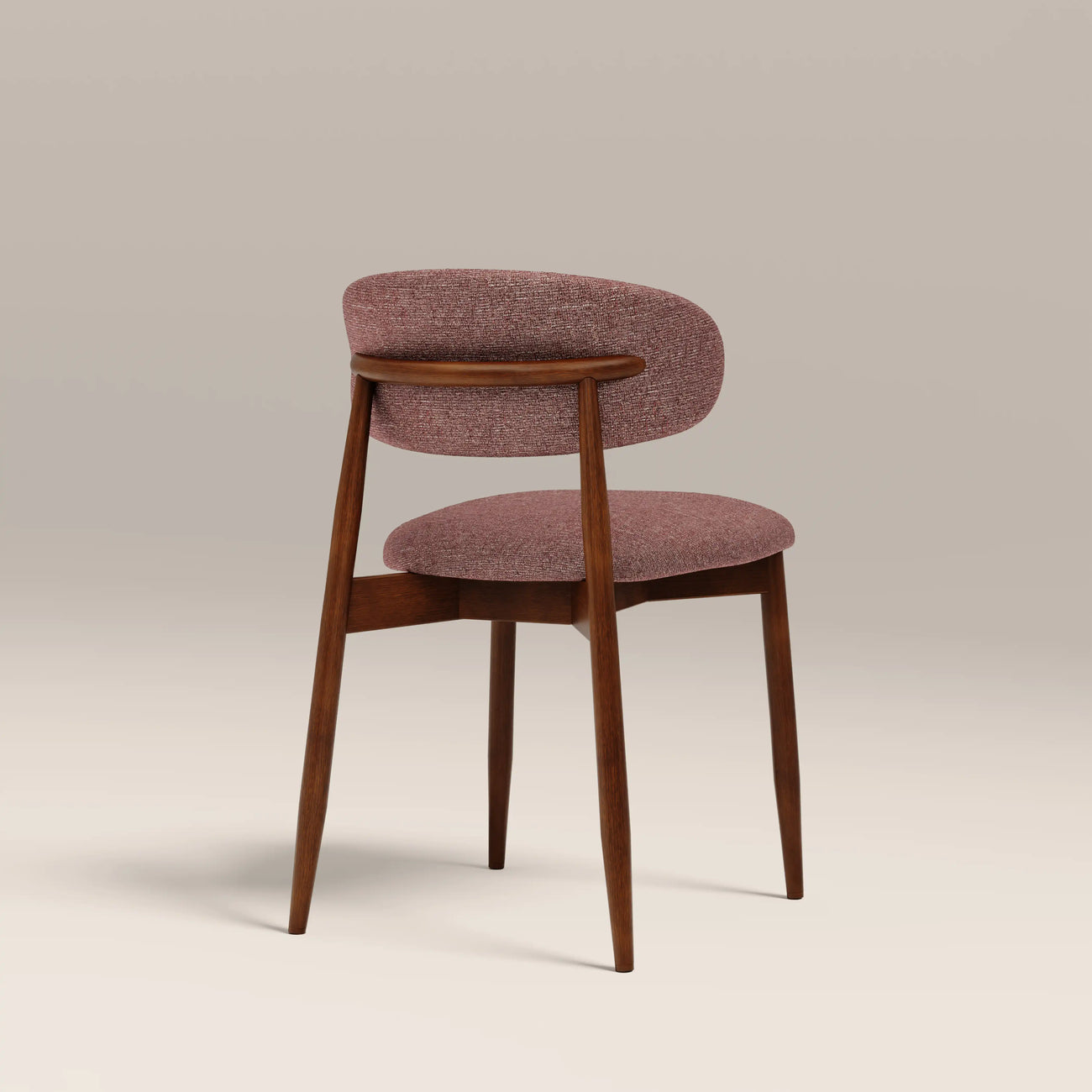 Halston Wooden Dining Chair Speckled Berry Red