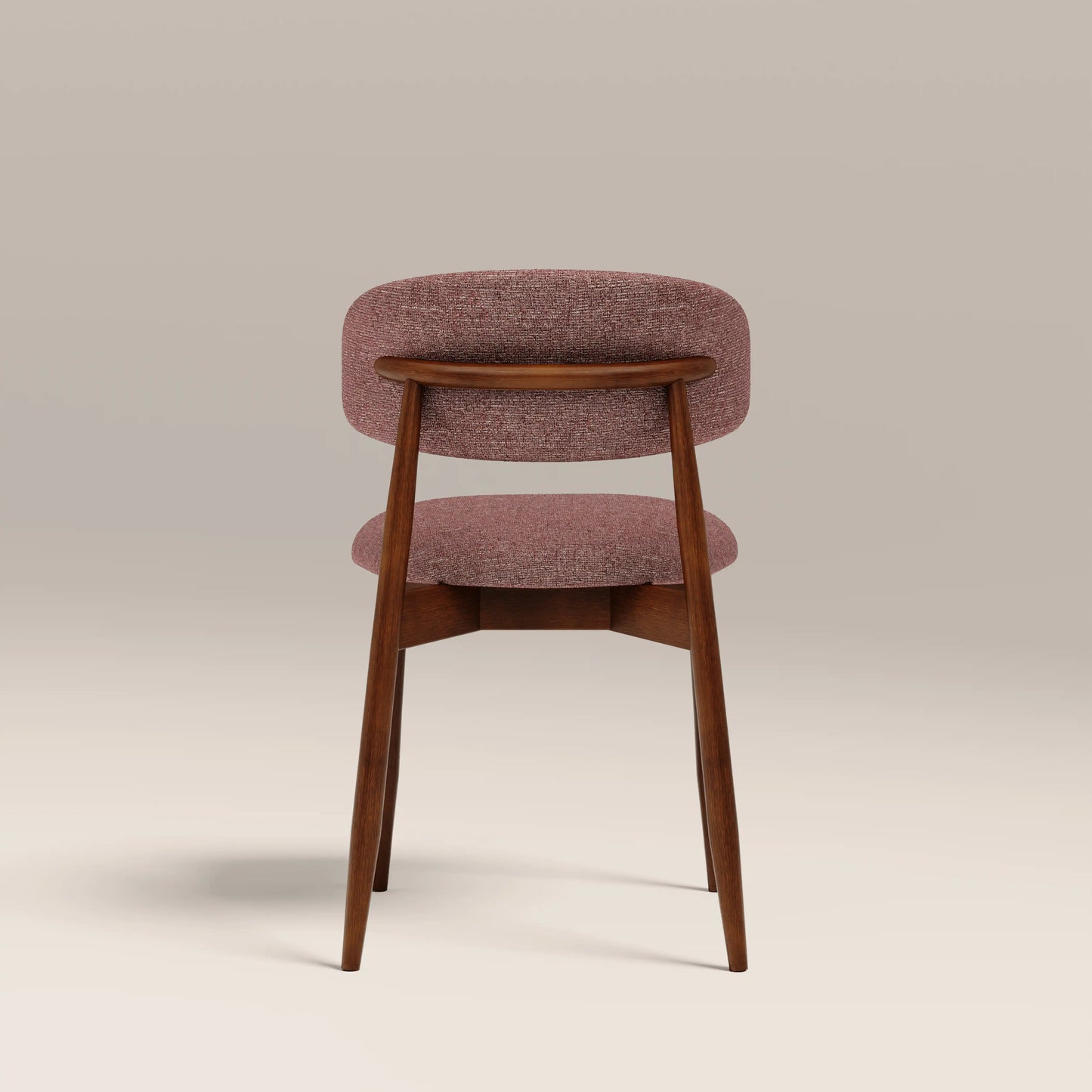 Halston Wooden Dining Chair Speckled Berry Red