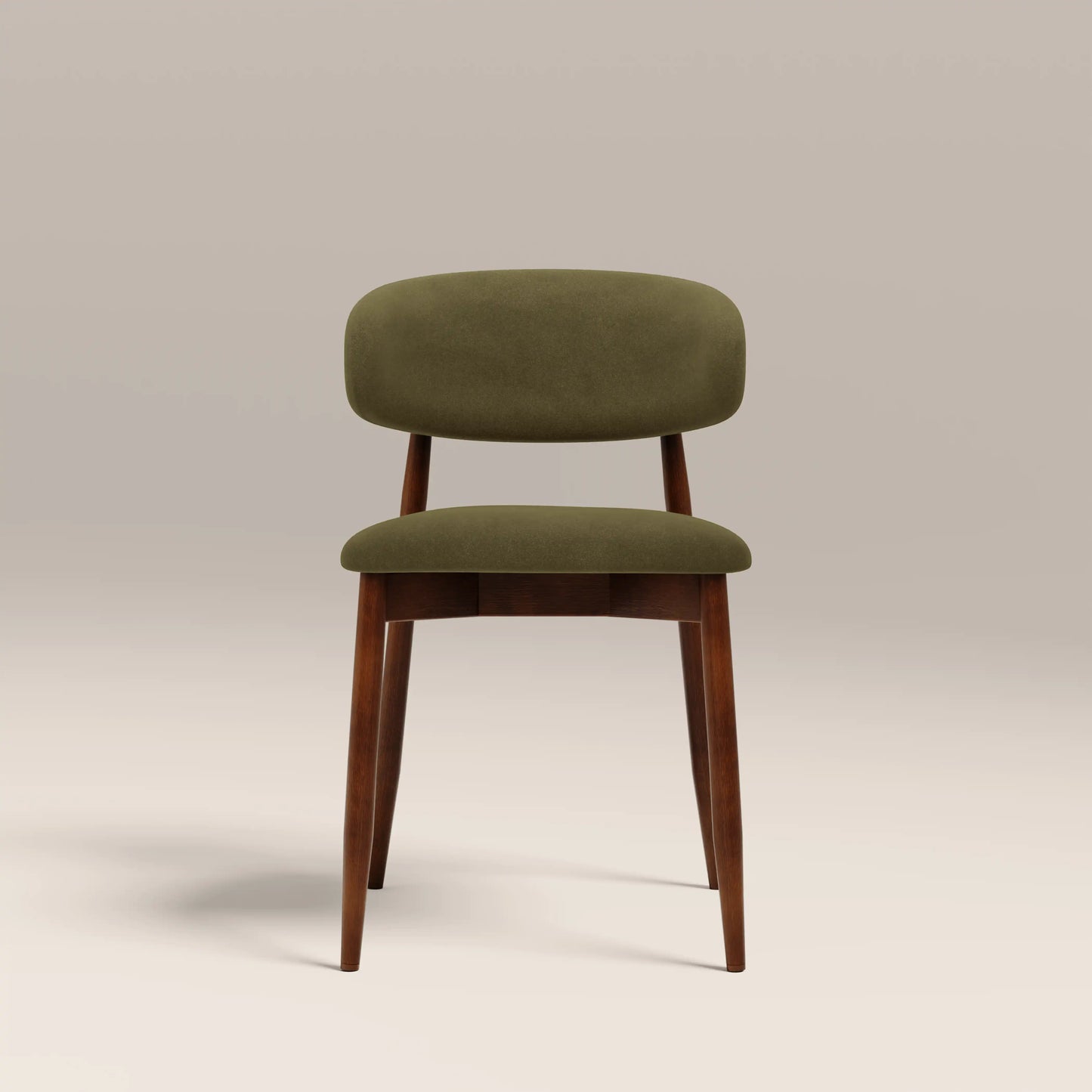Halston Wooden Dining Chair Moss Green