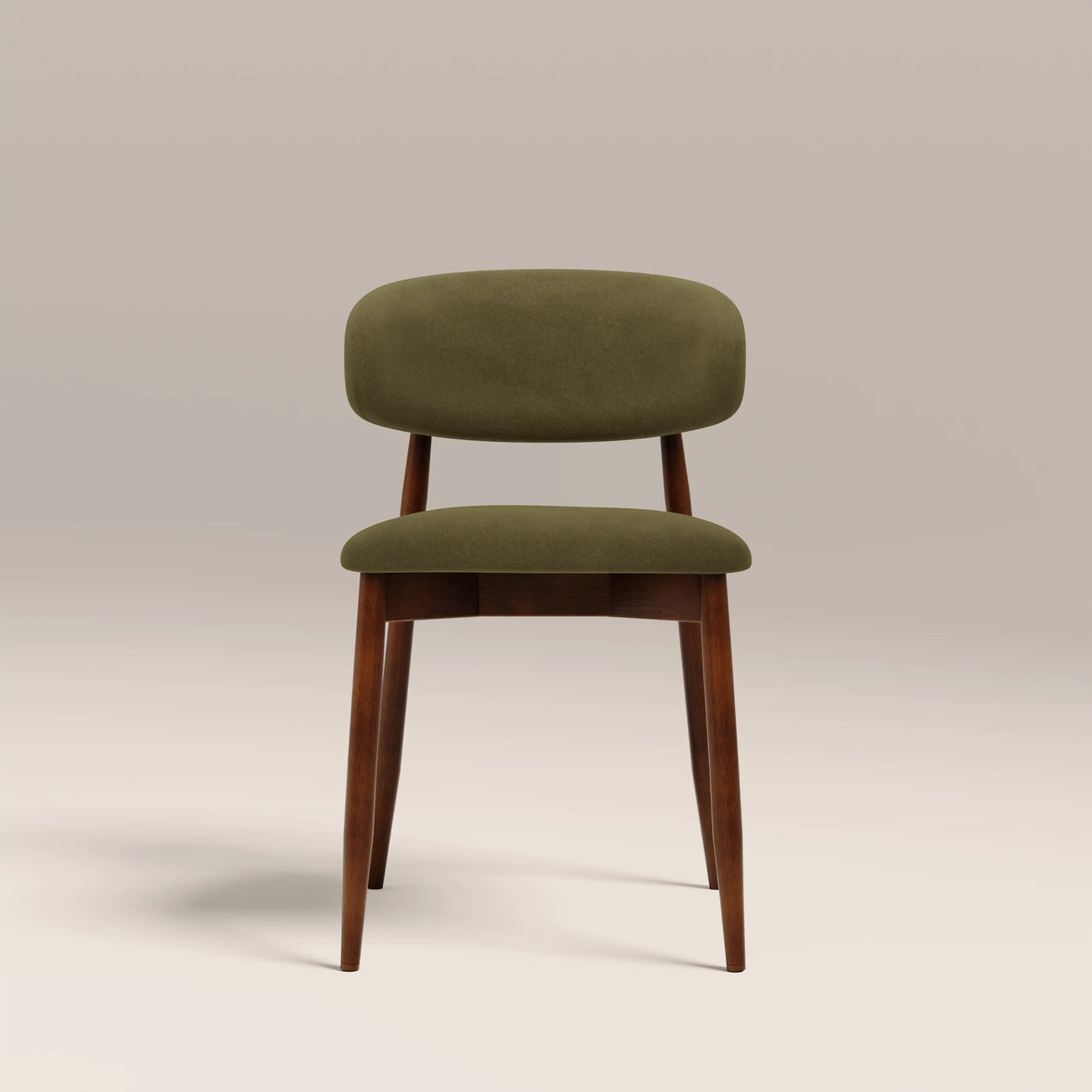 Halston Wooden Dining Chair Moss Green