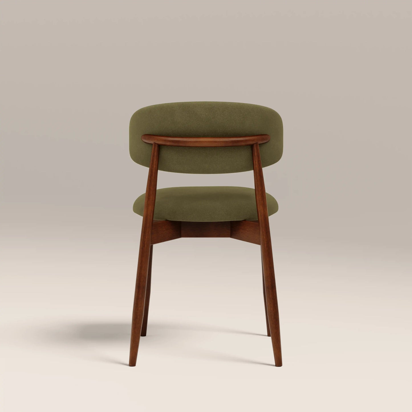 Halston Wooden Dining Chair Moss Green