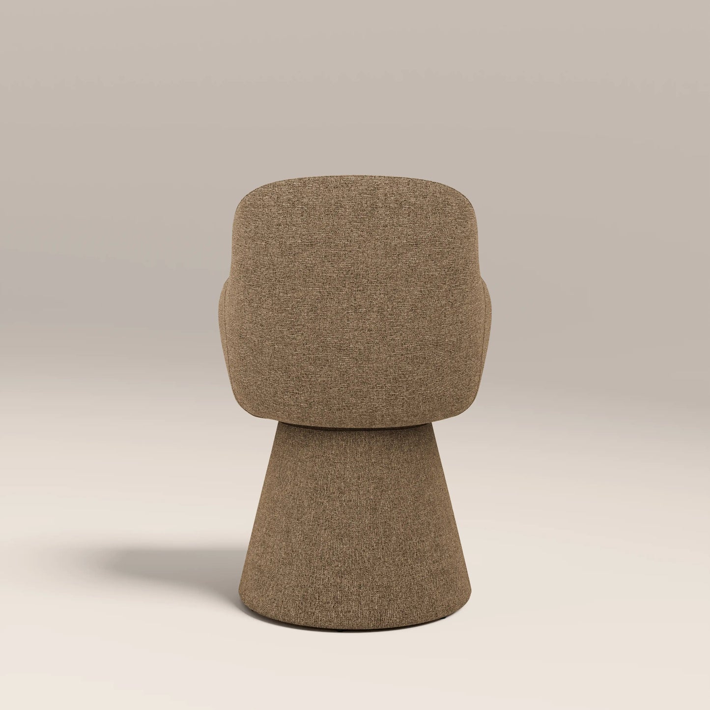 Herman Swivel Carver Dining Chair Speckled Cappuccino