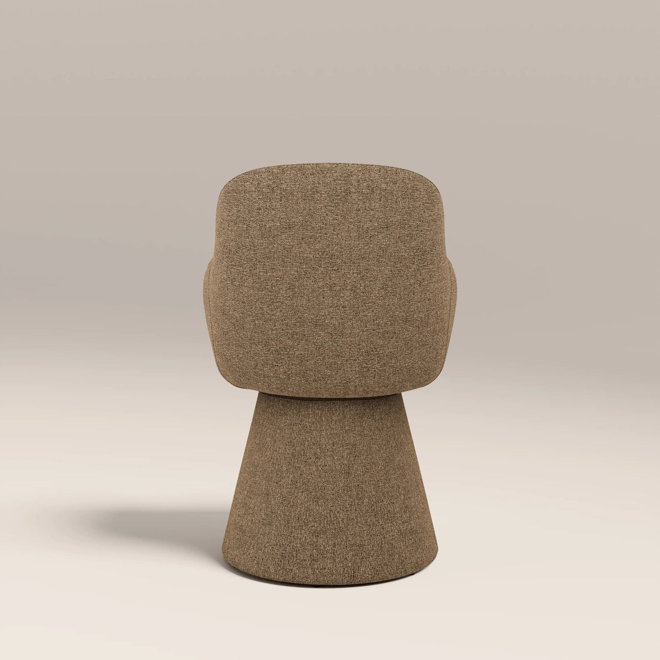 Herman Swivel Carver Dining Chair Speckled Cappuccino