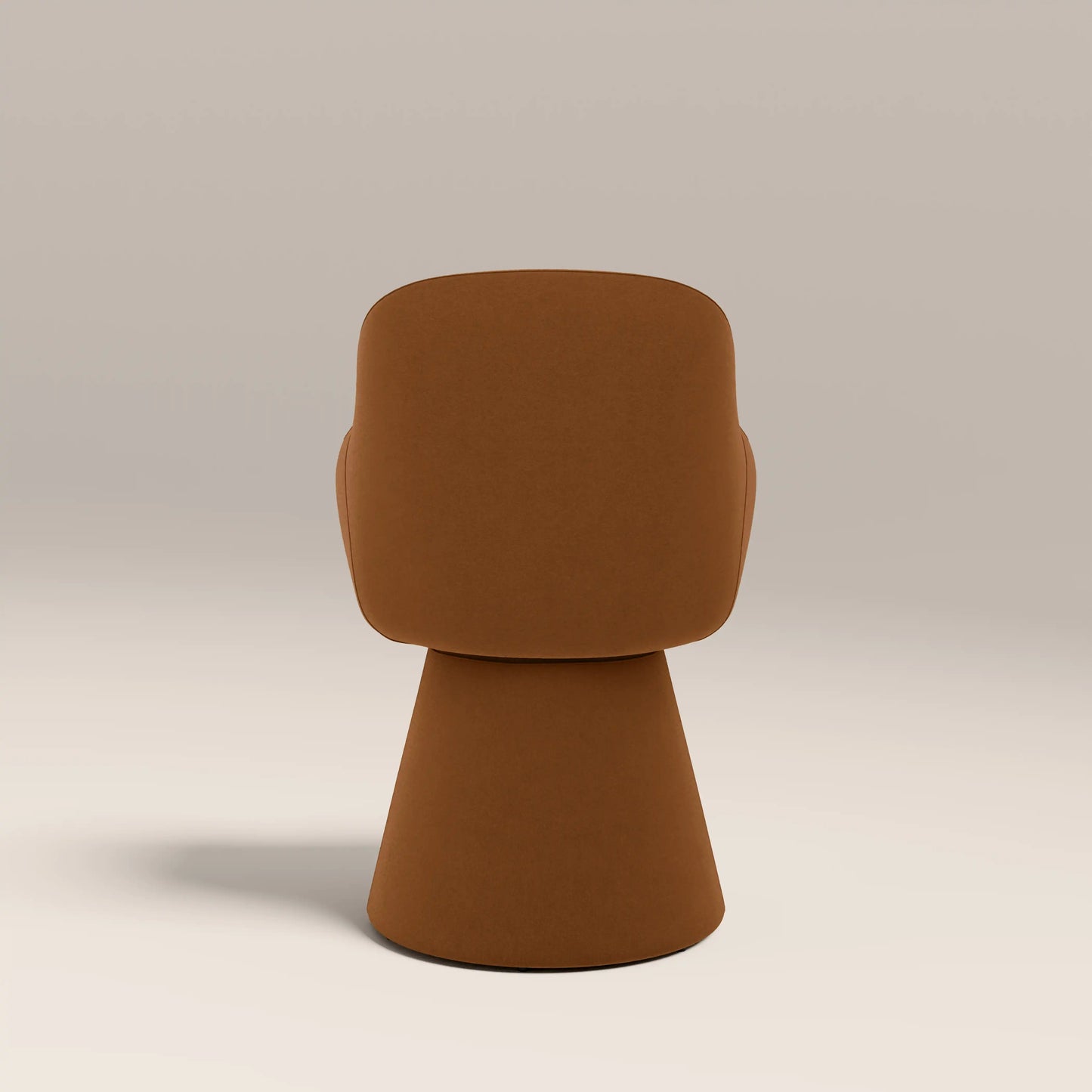 Herman Swivel Carver Dining Chair Caramel Brown