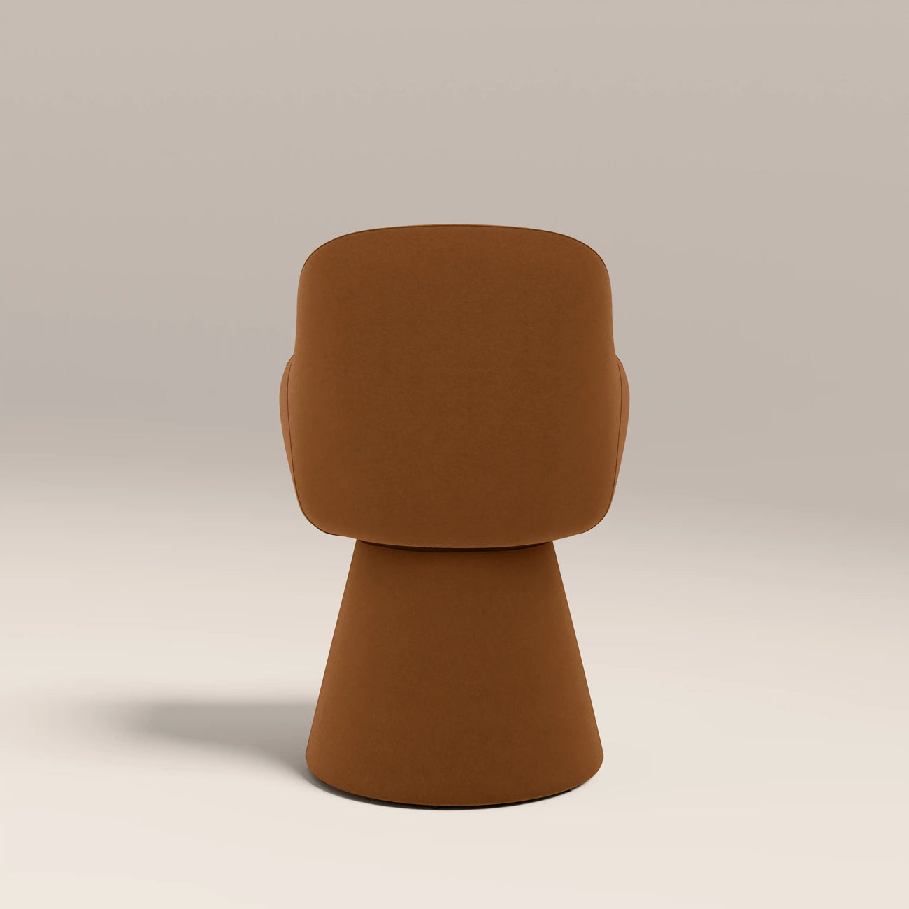 Herman Swivel Carver Dining Chair Caramel Brown