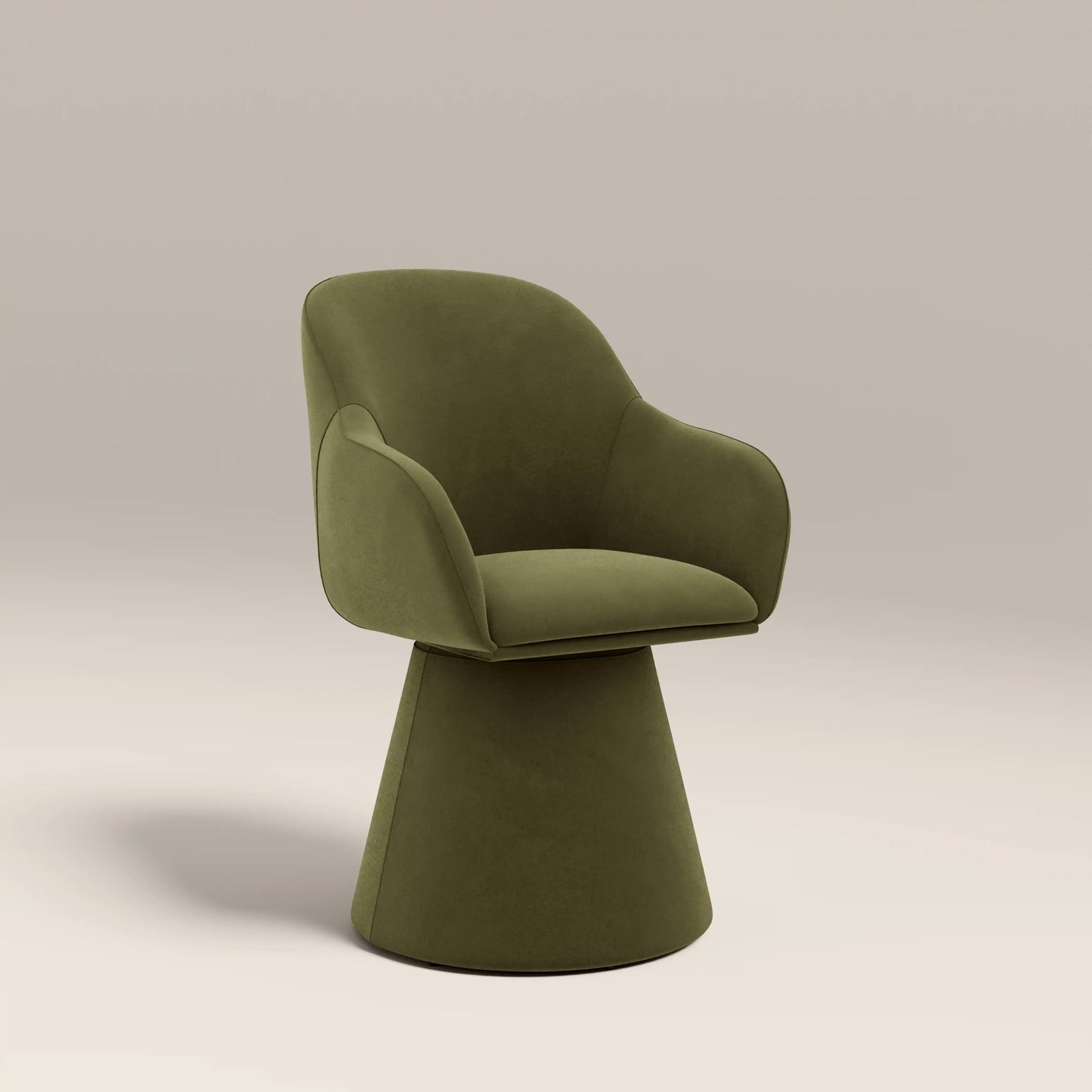 Herman Swivel Carver Dining Chair Moss Green