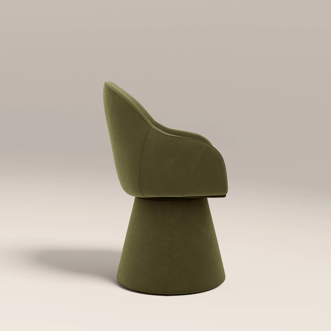 Herman Swivel Carver Dining Chair Moss Green
