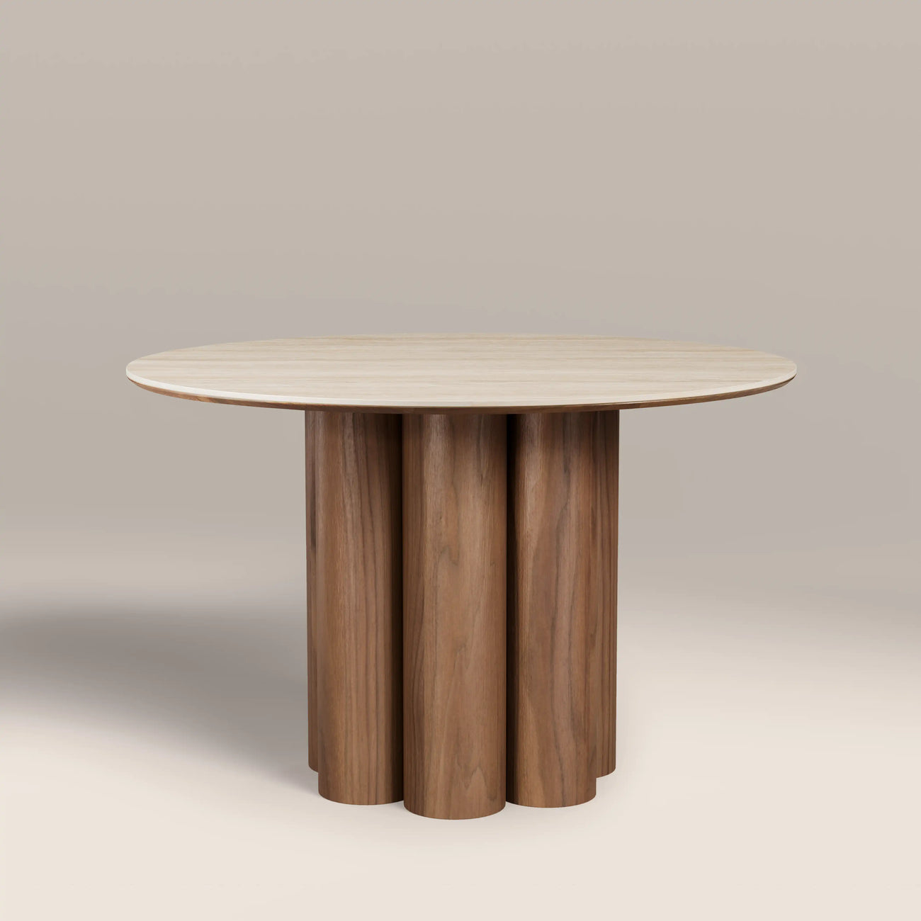 Noelle 4 Seat Round Wooden Dining Table

 Natural