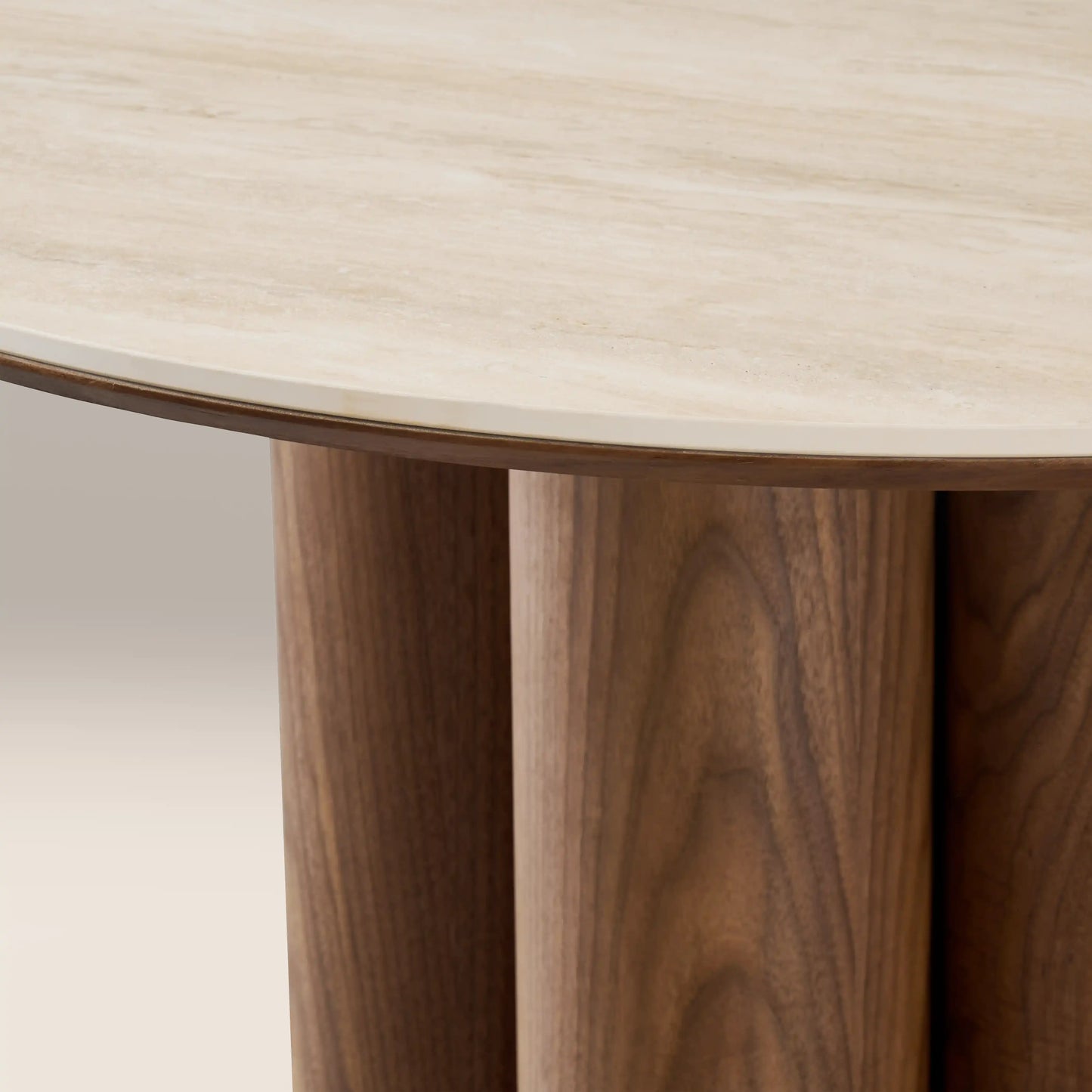 Noelle 4 Seat Round Wooden Dining Table

 Natural