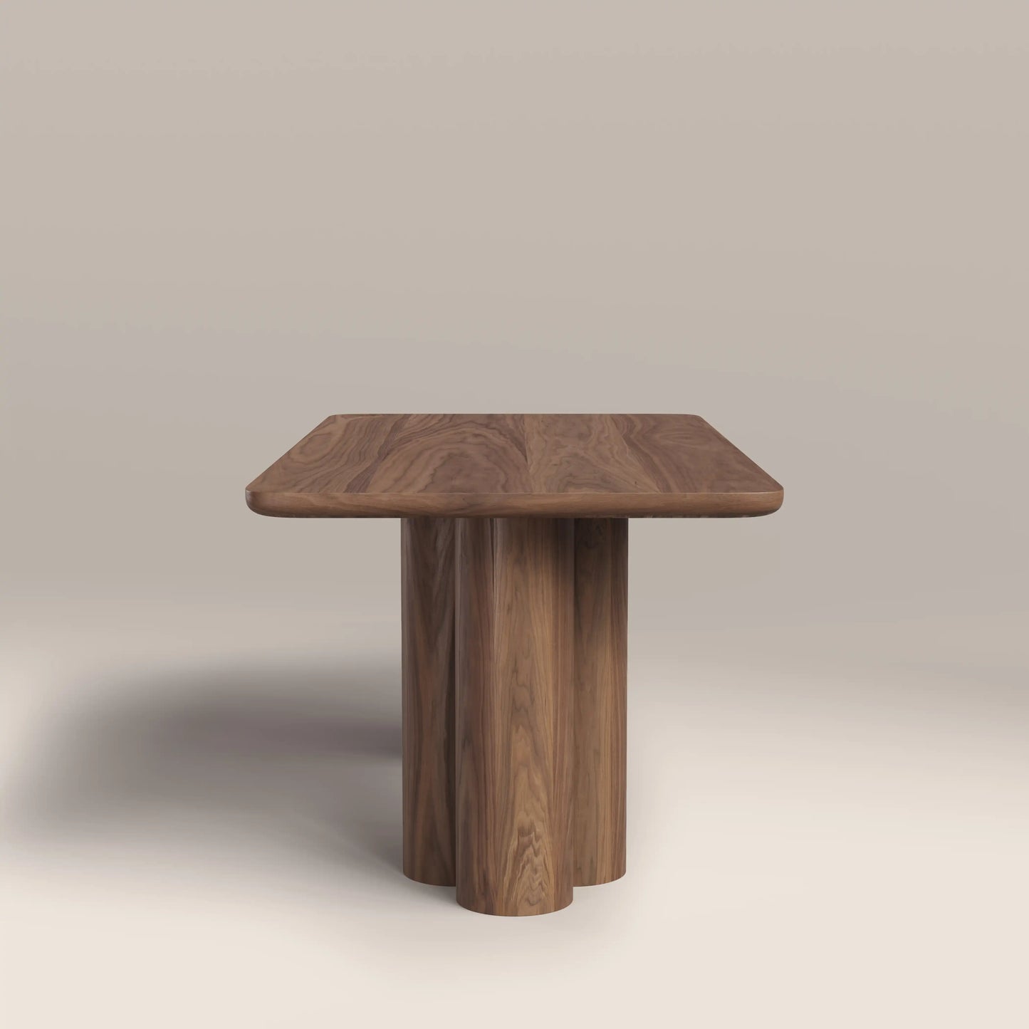 Noelle 6 Seat Rectangle Wooden Dining Table

 Walnut