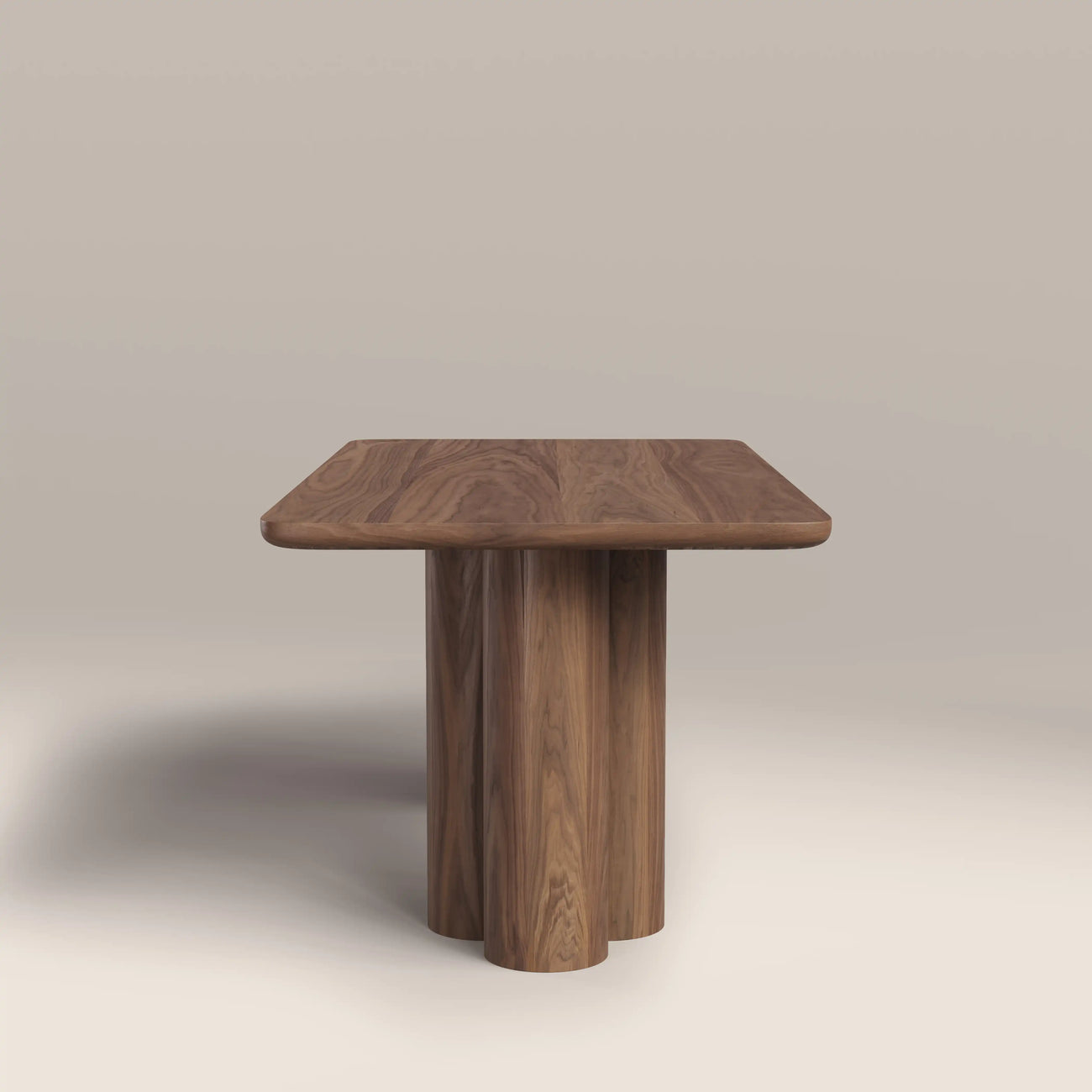 Noelle 6 Seat Rectangle Wooden Dining Table

 Walnut