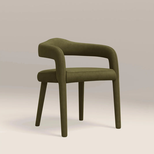 Ophelia Carver Dining Chair Moss Green