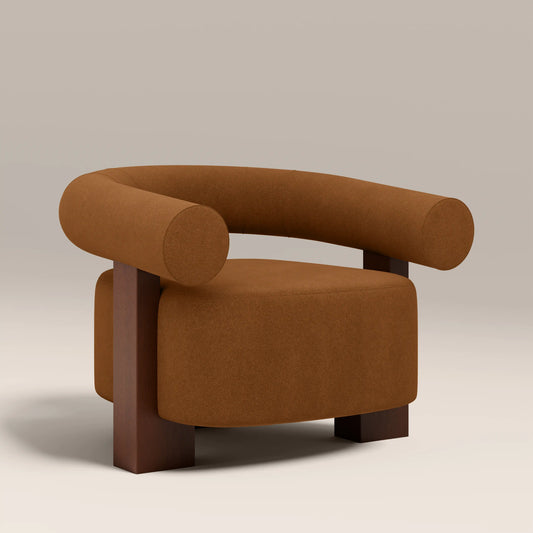 Fawnley Accent Chair Caramel Brown