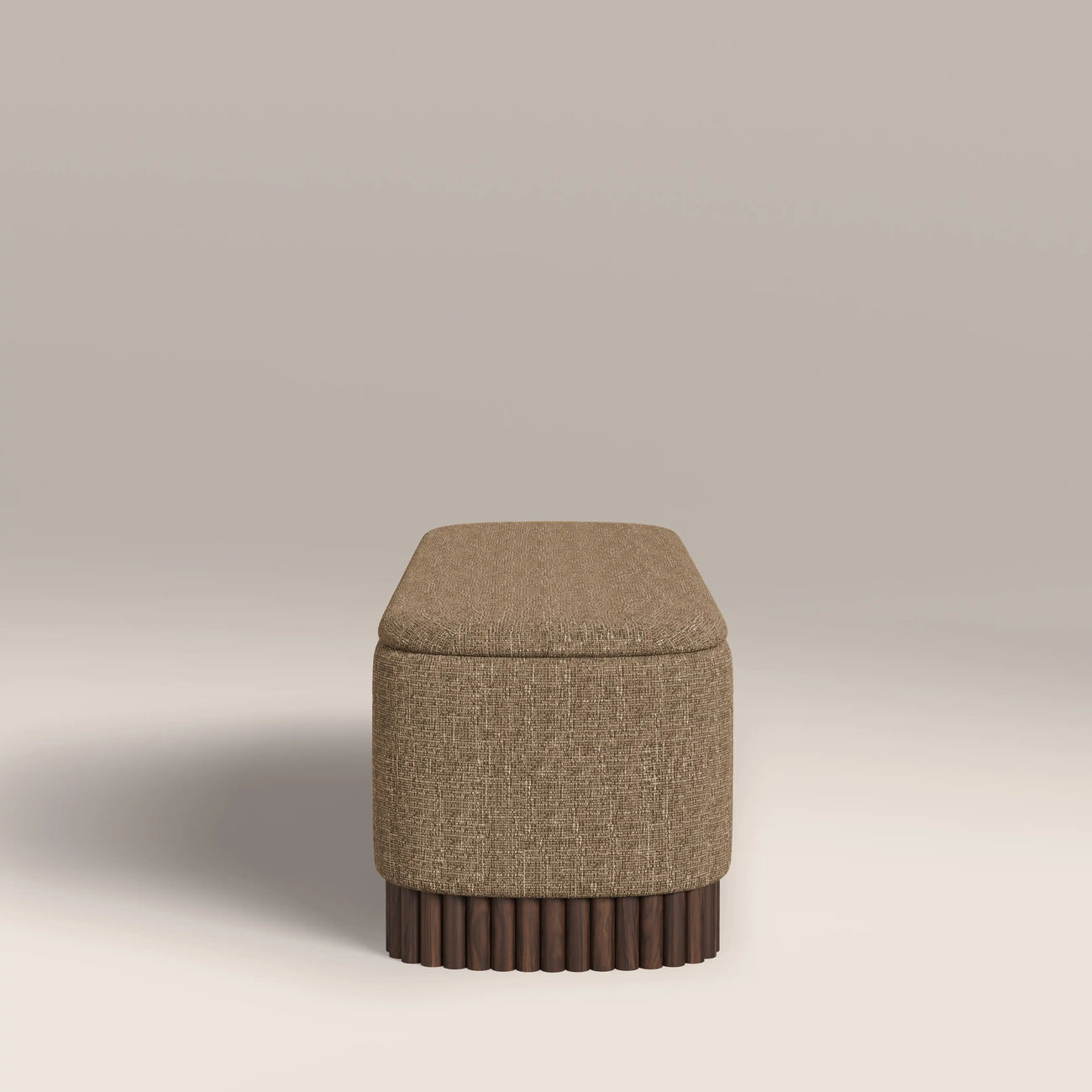 Oberon Storage Ottoman Speckled Cappuccino