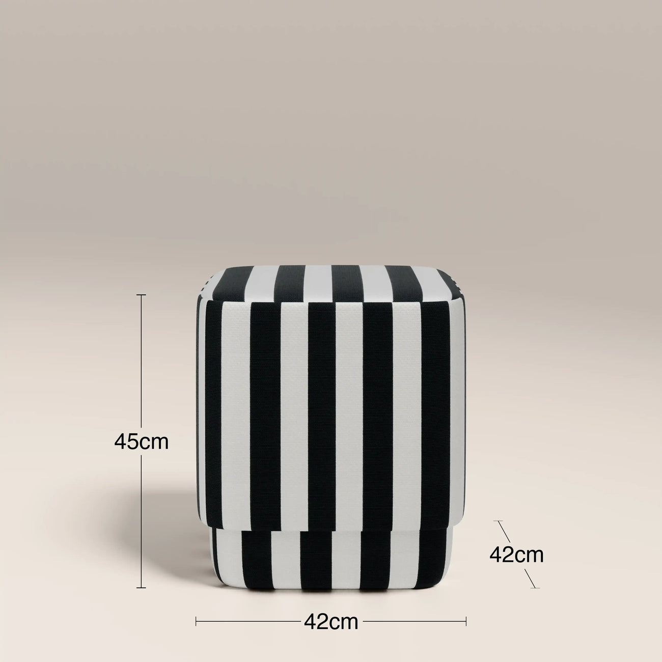 Soho Pouffe Striped