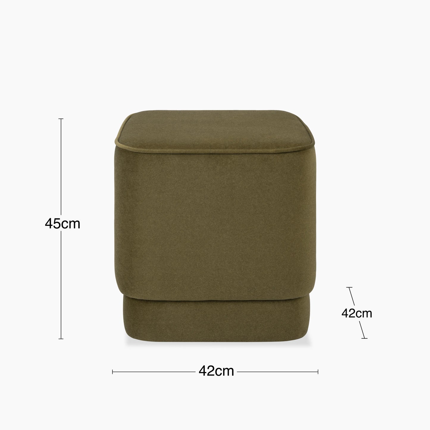 Soho Pouffe Moss Green