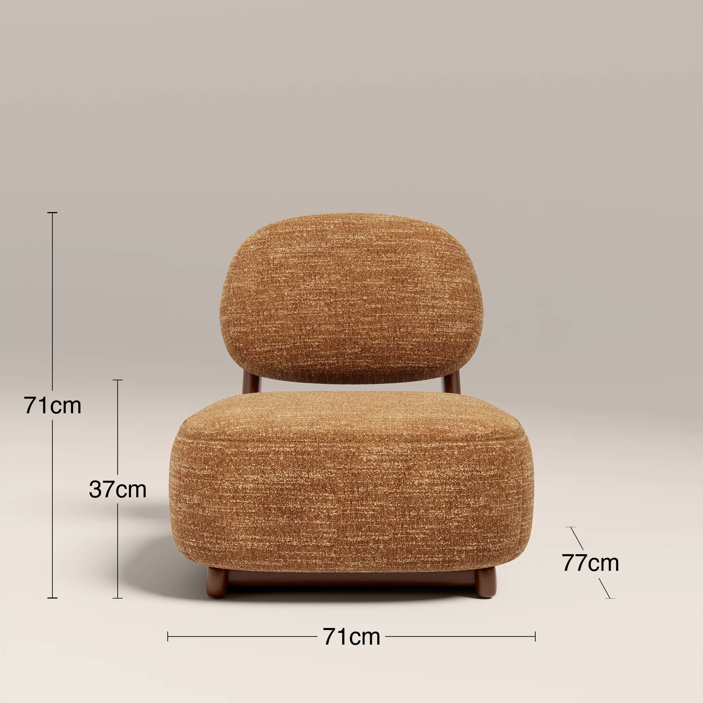 Didsbury Accent Chair Speckled Honey