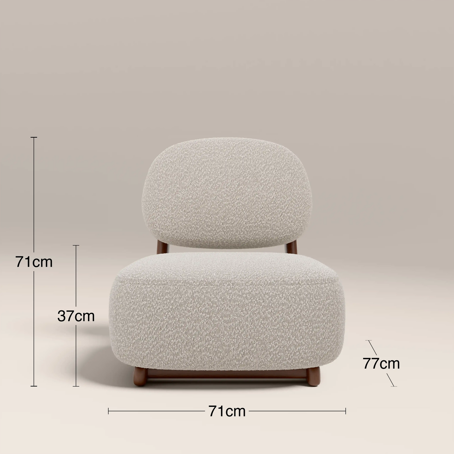 Didsbury Accent Chair Speckled Stone