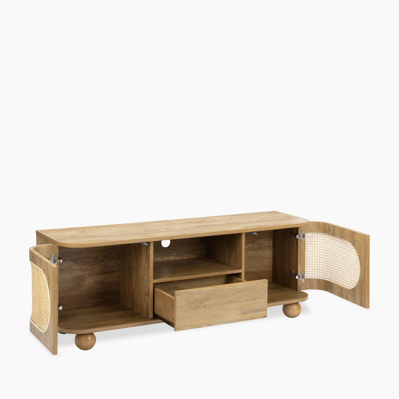 Una Wooden TV Stand Oak