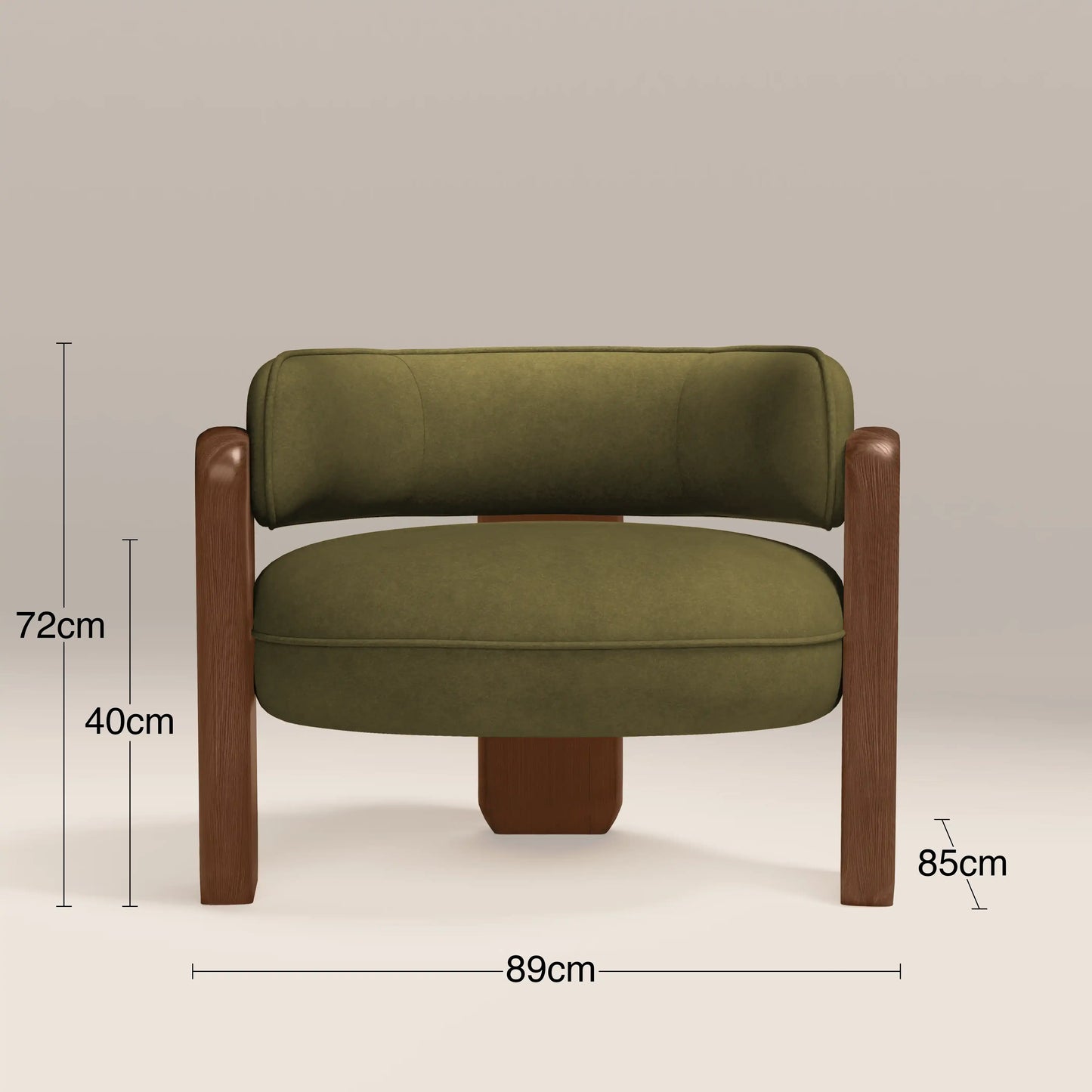 Porter Armchair Moss Green