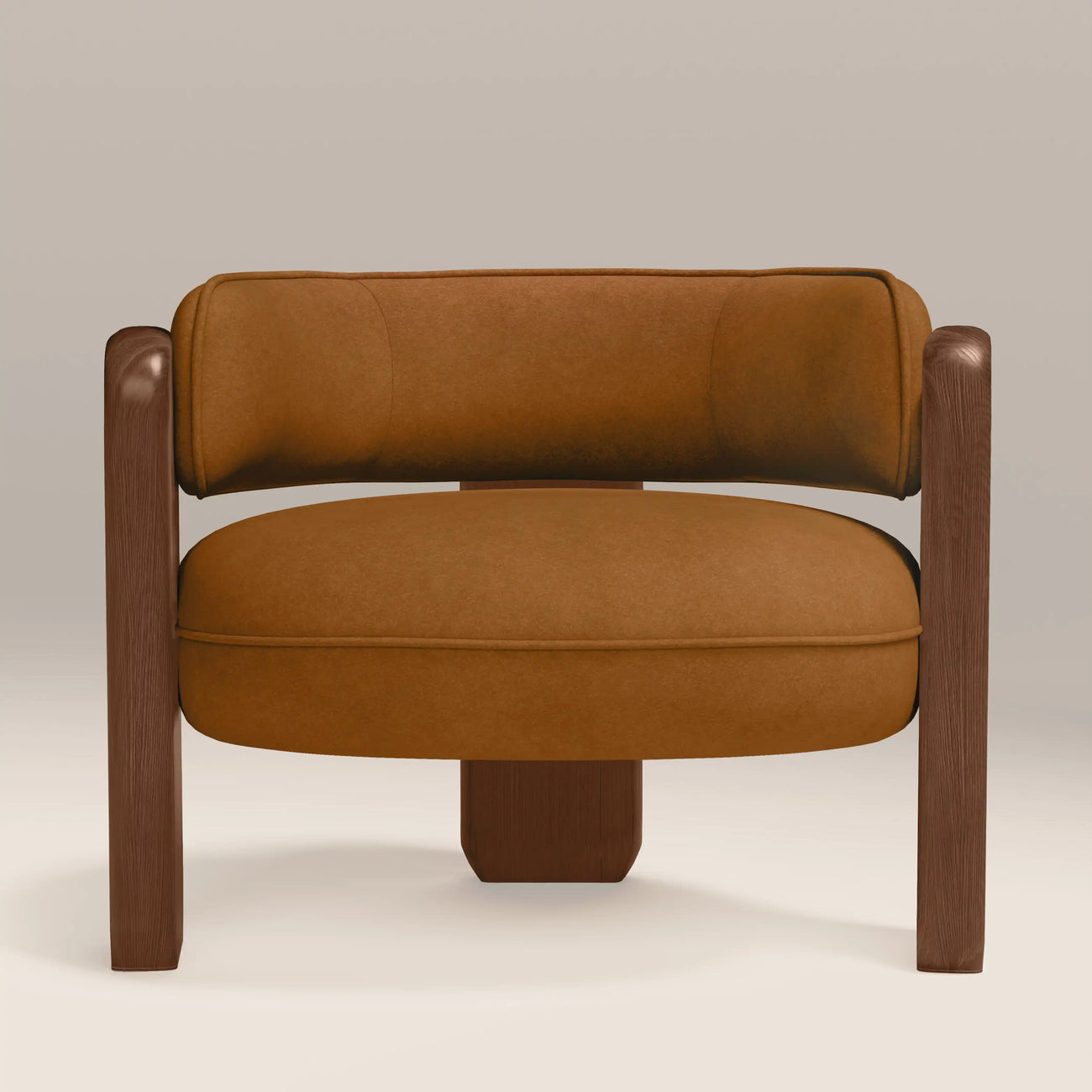 Porter Armchair Caramel Brown