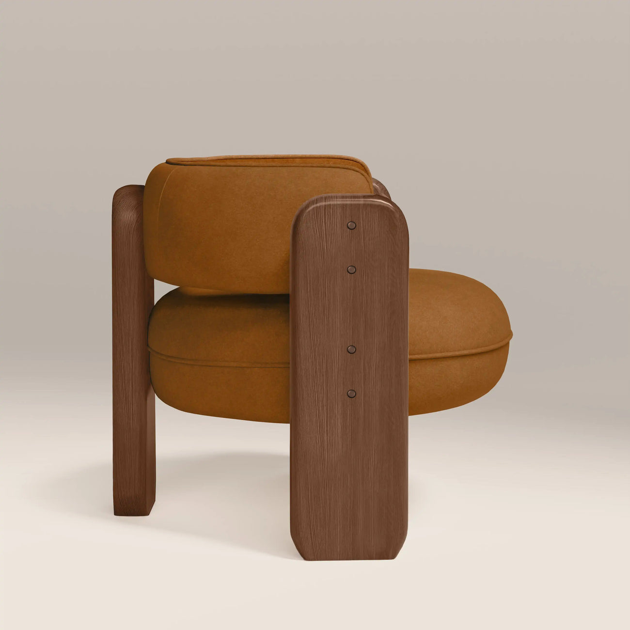 Porter Armchair Caramel Brown