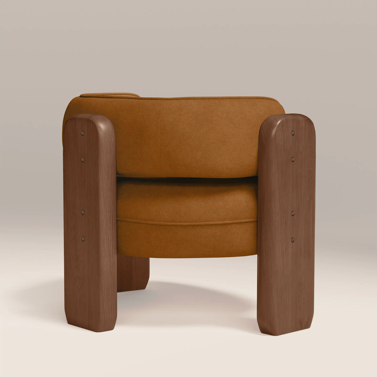 Porter Armchair Caramel Brown
