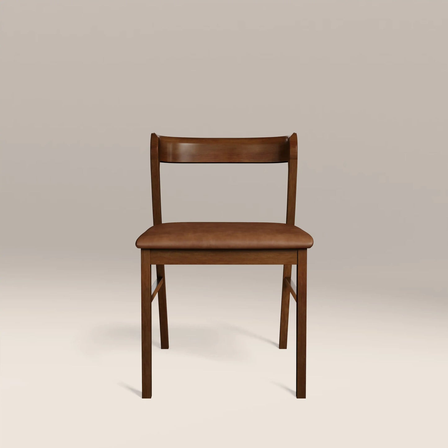 Chiswick Wooden Dining Chair Vintage Tan & Walnut