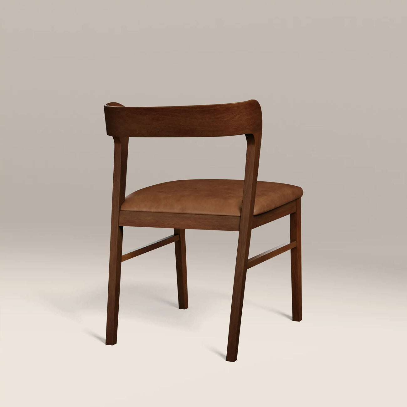 Chiswick Wooden Dining Chair Vintage Tan & Walnut
