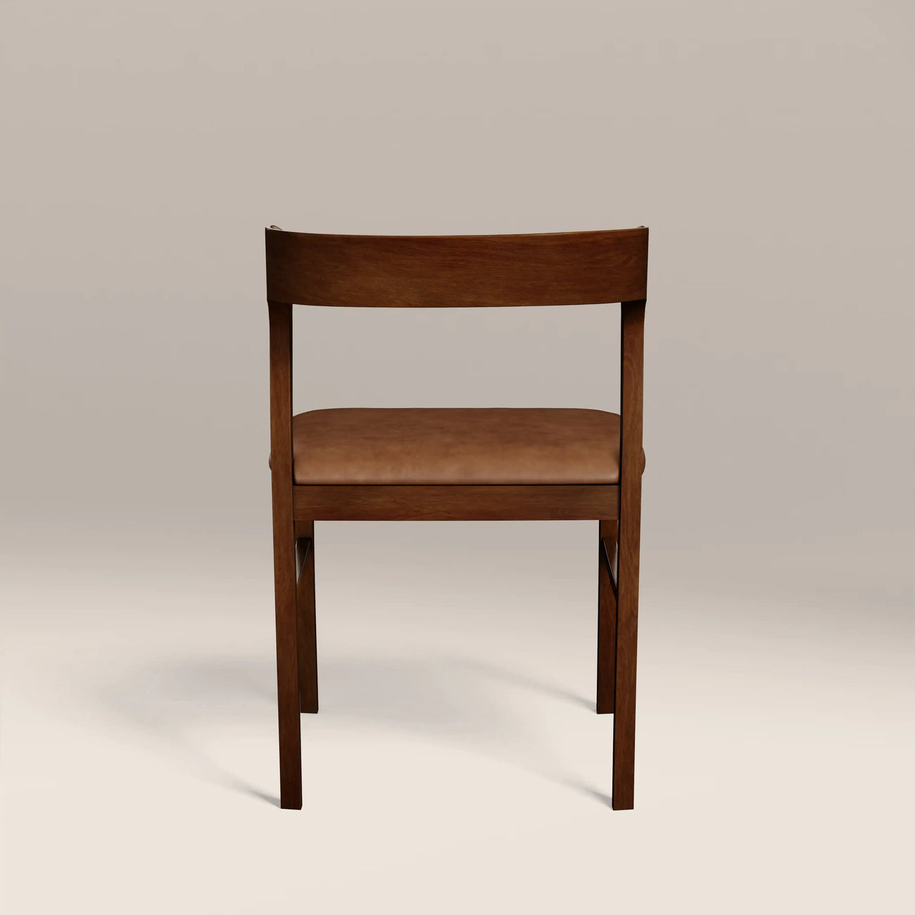 Chiswick Wooden Dining Chair Vintage Tan & Walnut