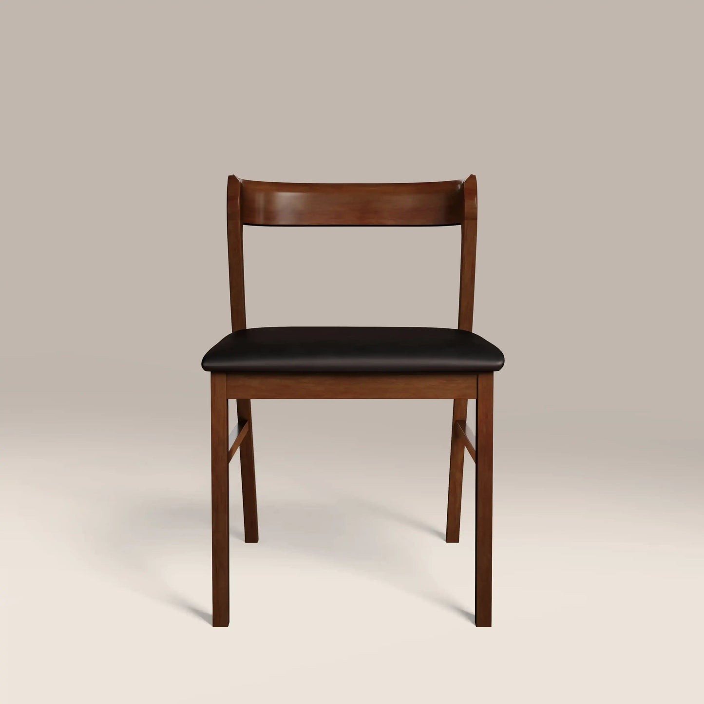 Chiswick Wooden Dining Chair Black & Walnut