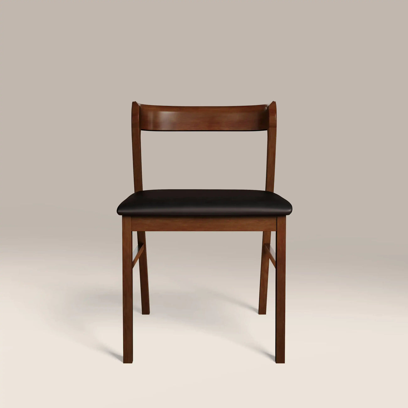 Chiswick Wooden Dining Chair Black & Walnut