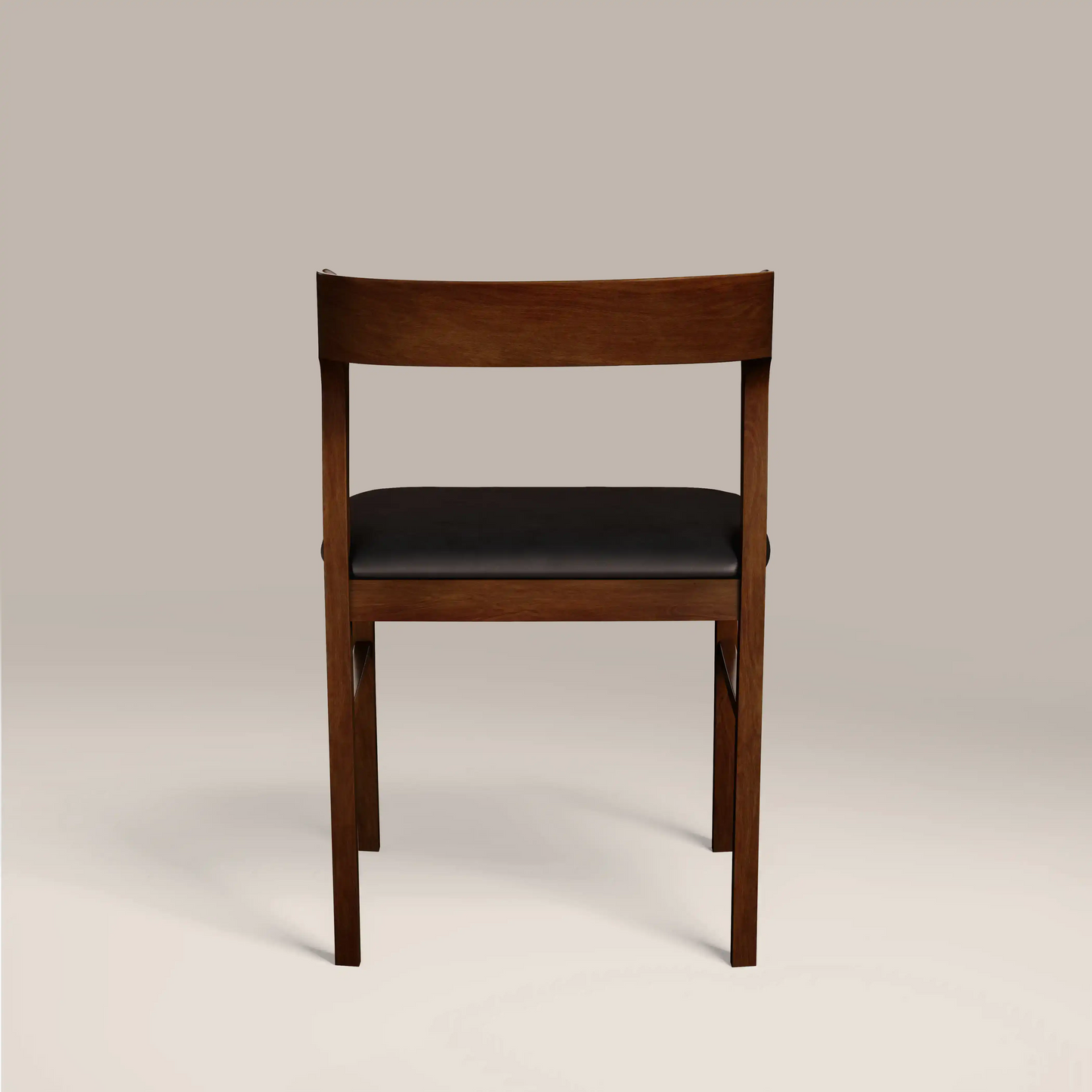 Chiswick Wooden Dining Chair Black & Walnut