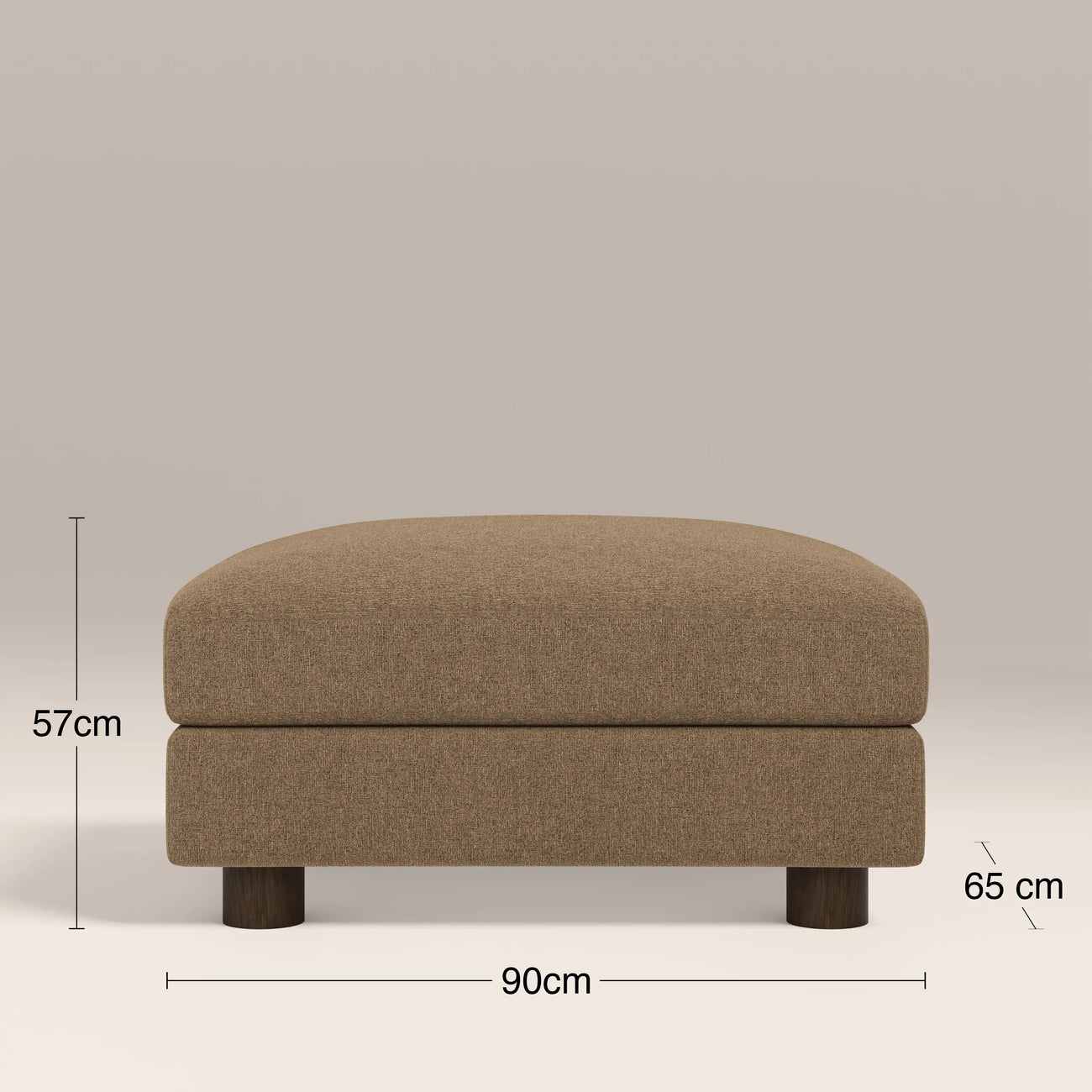 Halton Footstool Speckled Cappuccino
