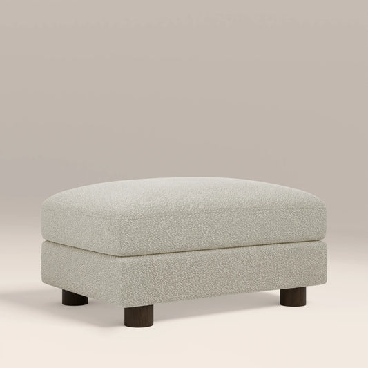 Halton Footstool Speckled Stone