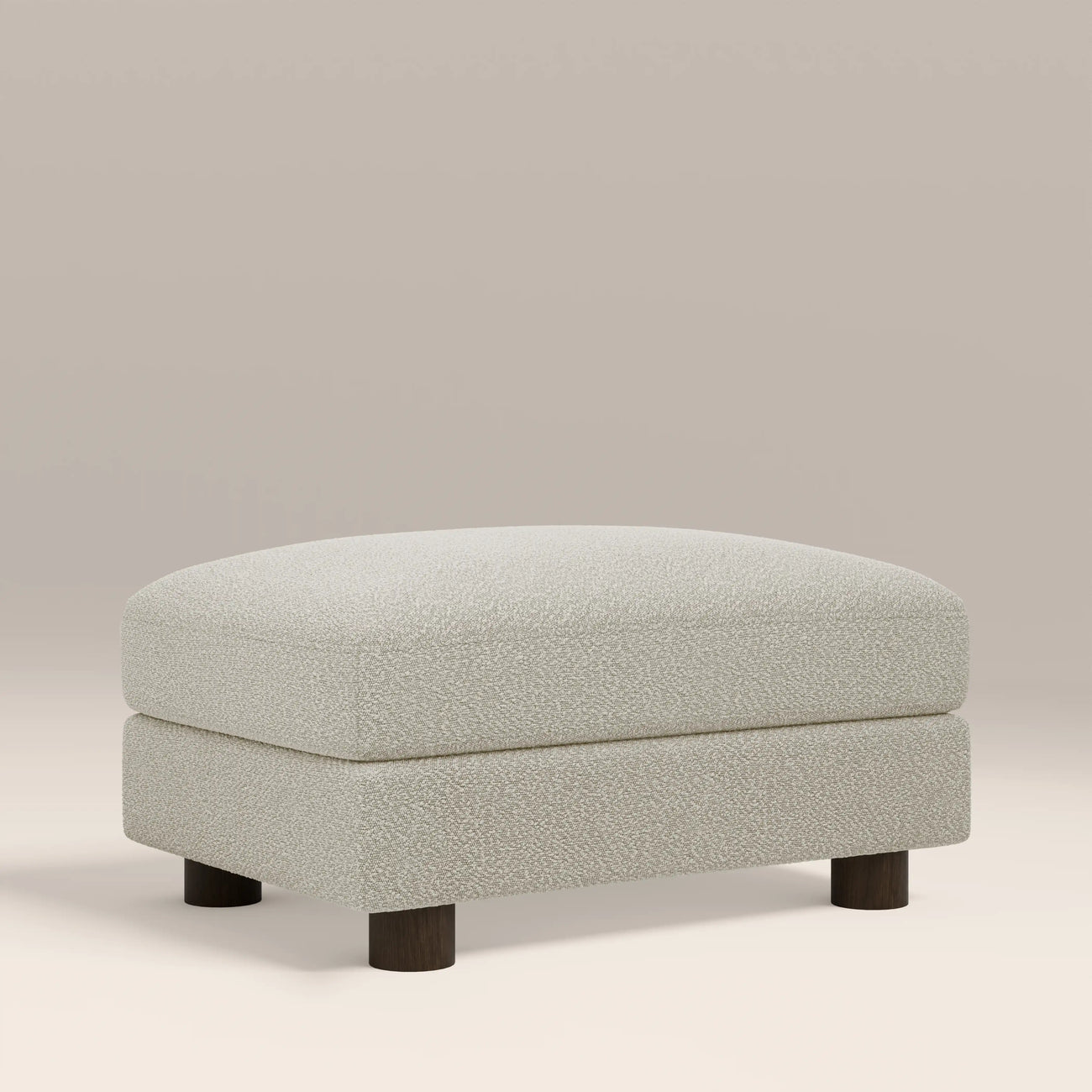 Halton Footstool Speckled Stone