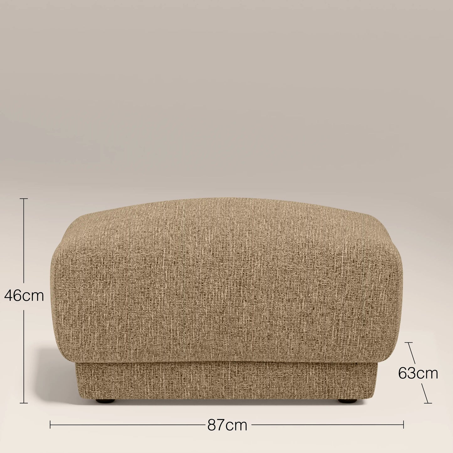 Cloud Footstool Speckled Cappuccino