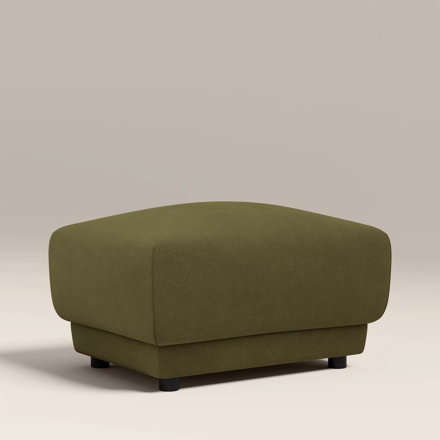 Cloud Footstool Moss Green
