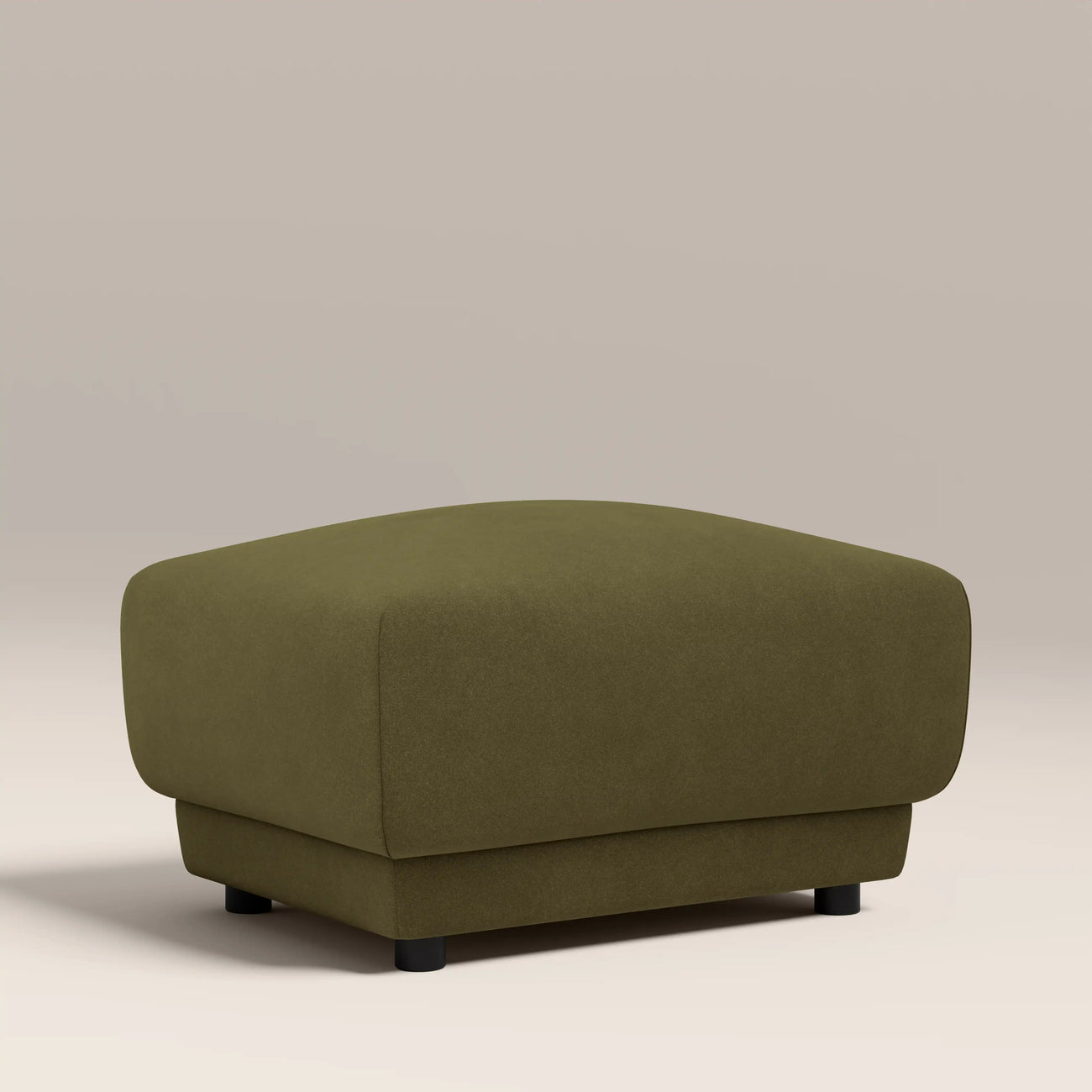 Cloud Footstool Moss Green