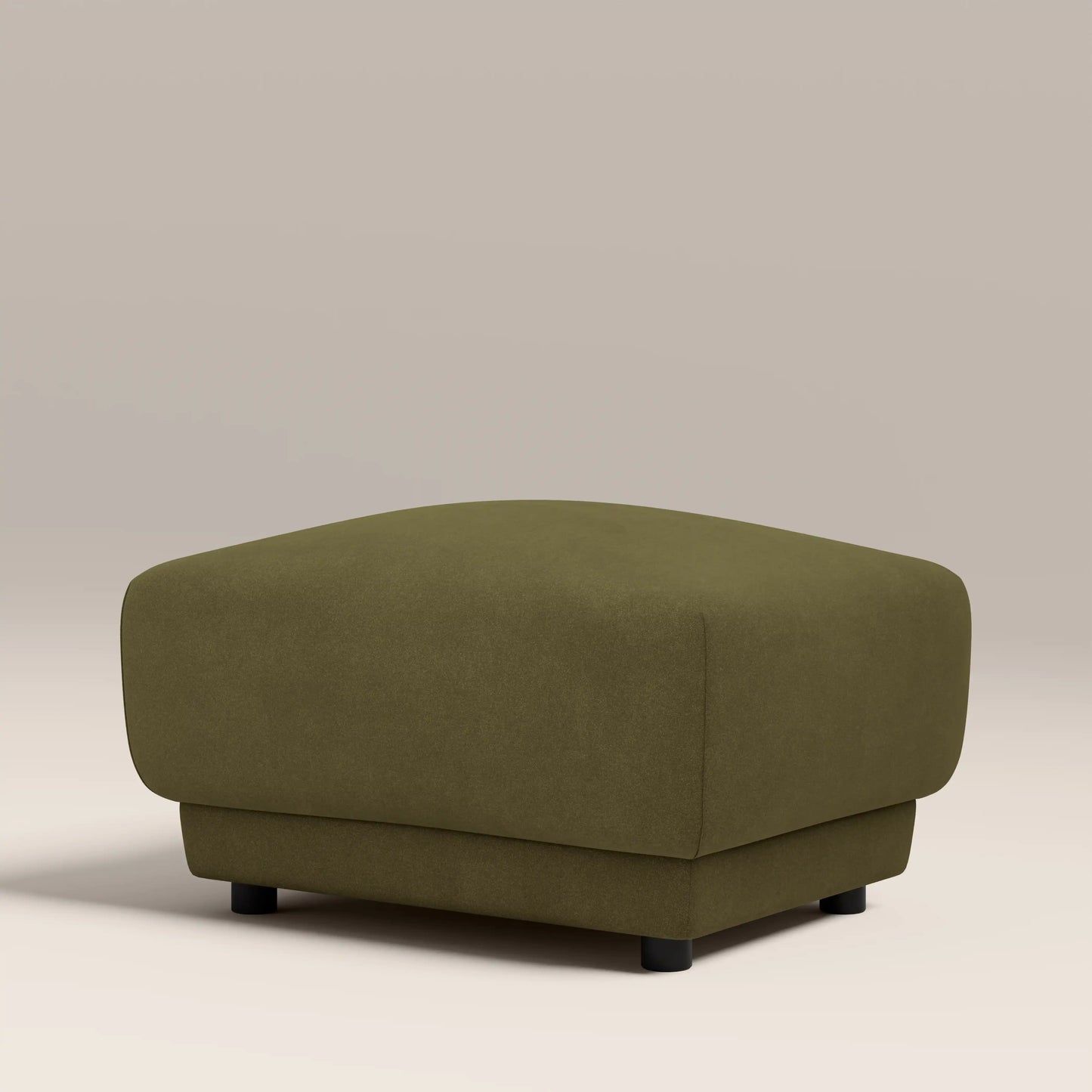 Cloud Footstool Moss Green