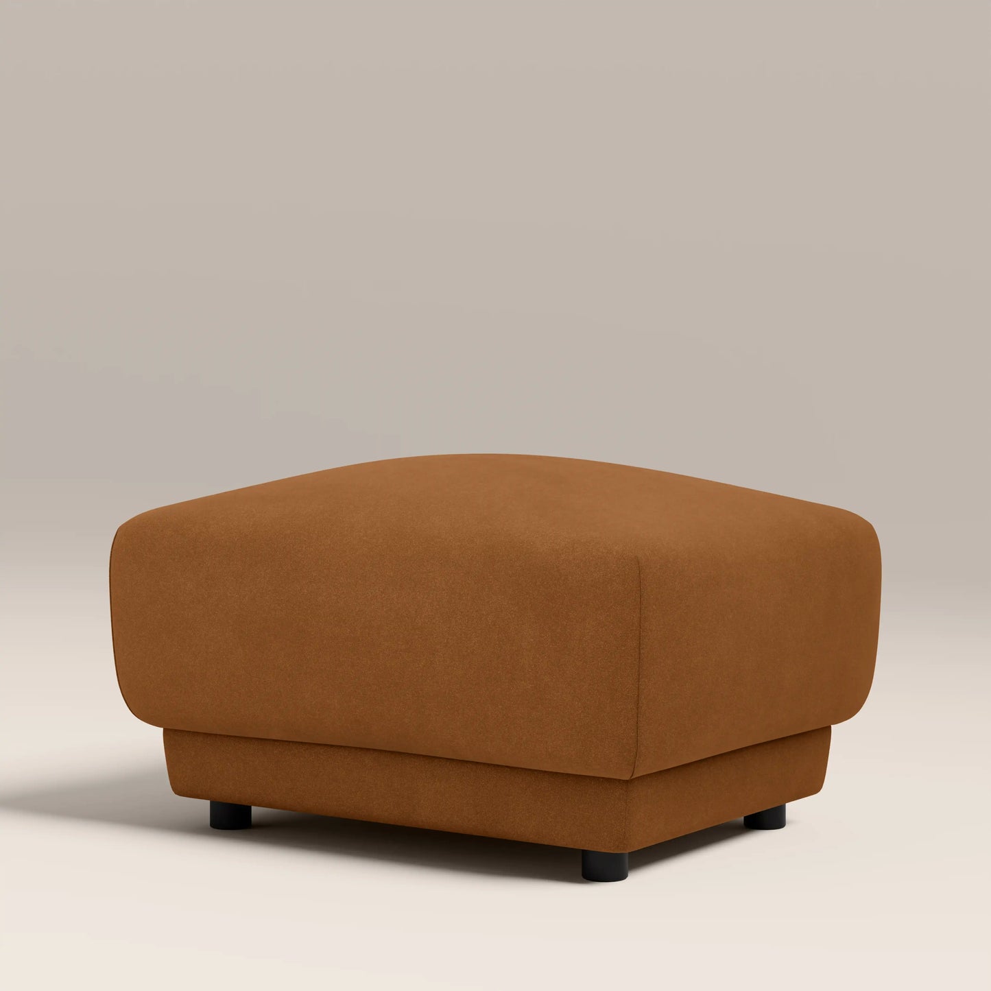 Cloud Footstool Caramel Brown