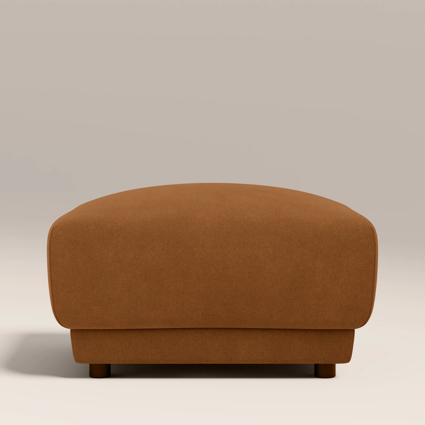 Cloud Footstool Caramel Brown