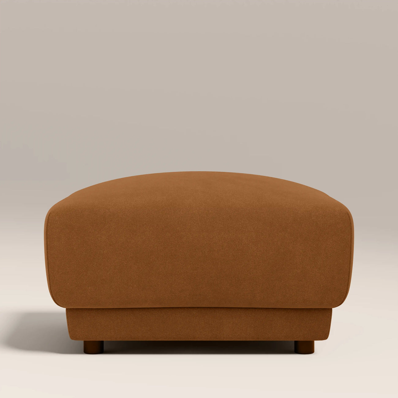 Cloud Footstool Caramel Brown