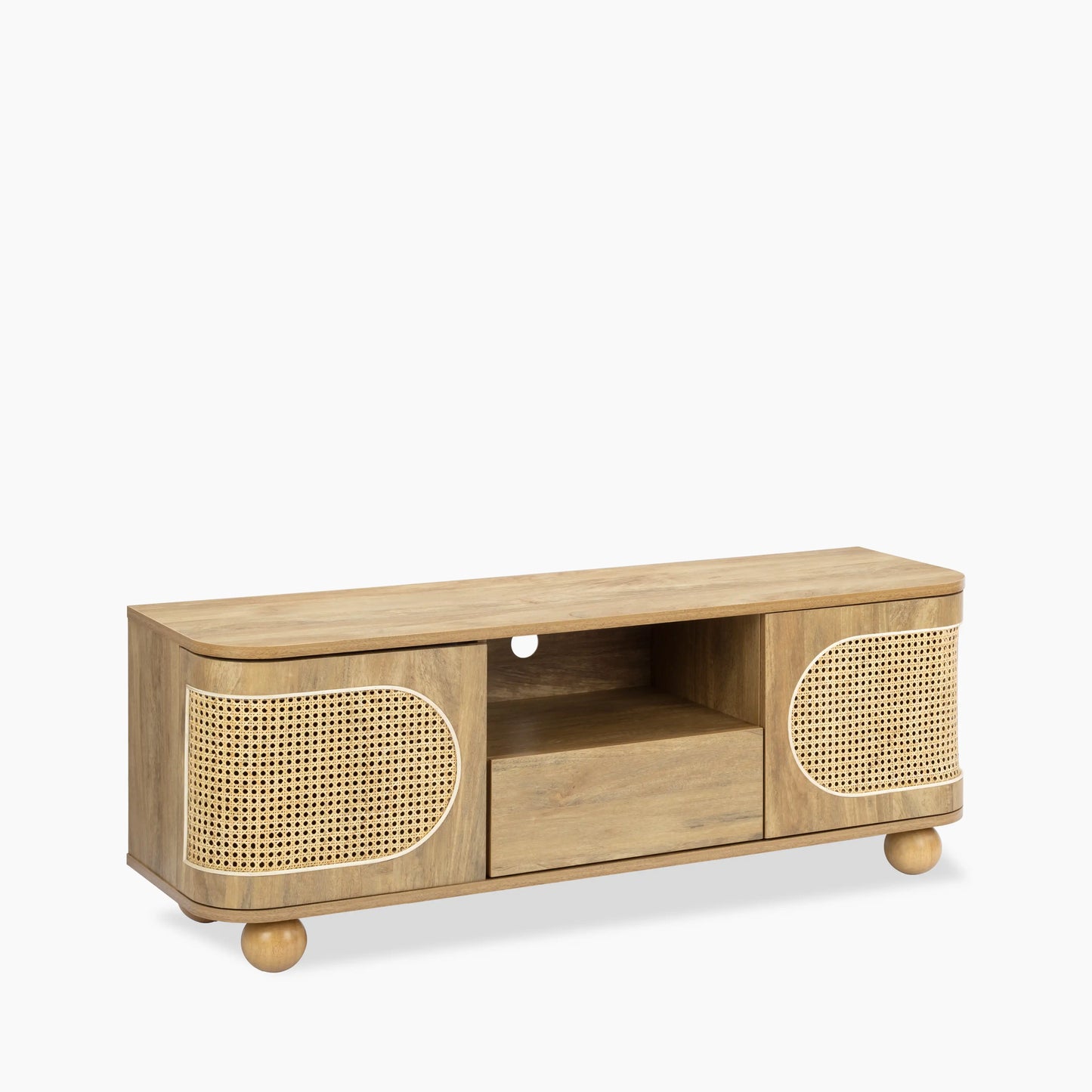 Una Wooden TV Stand Oak