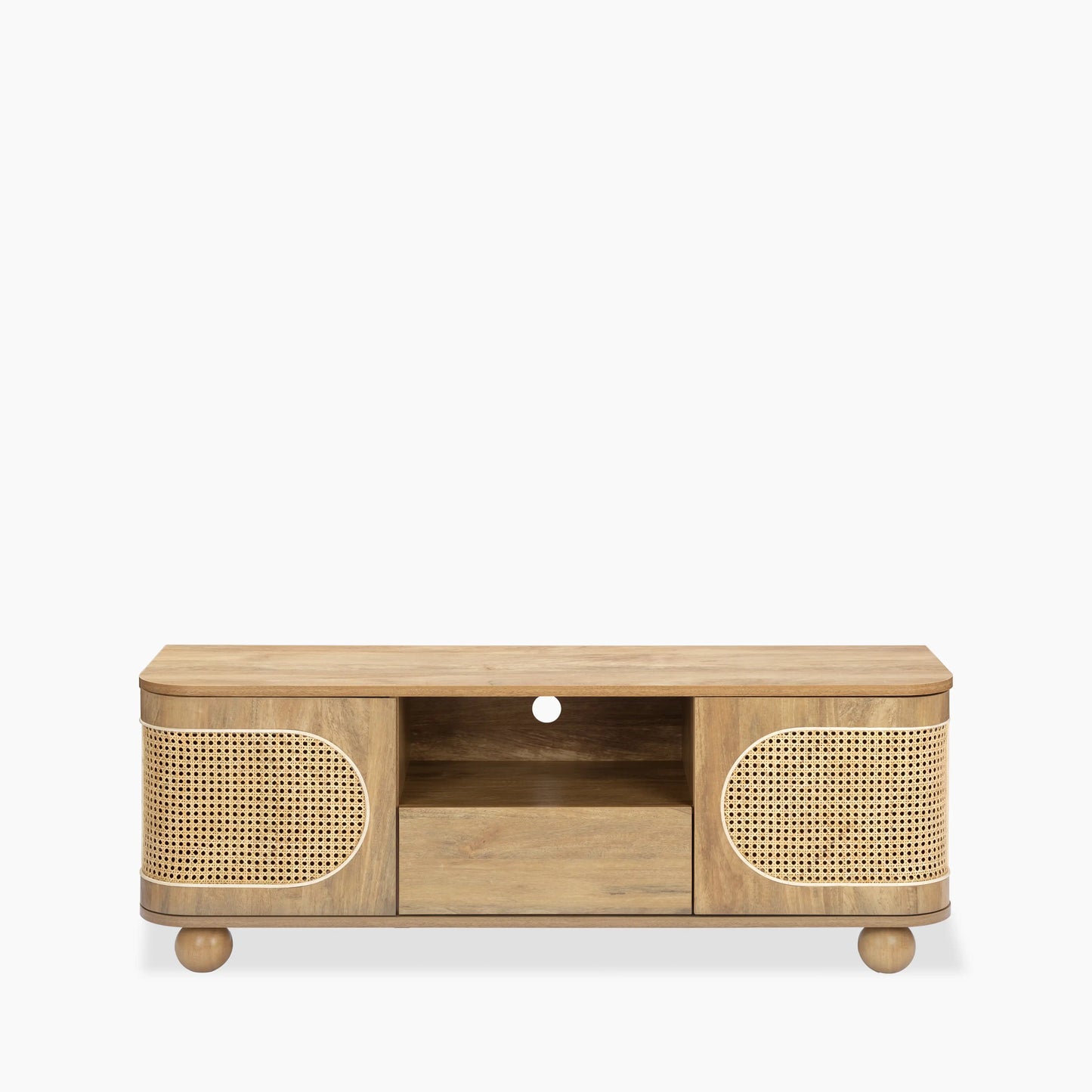 Una Wooden TV Stand Oak