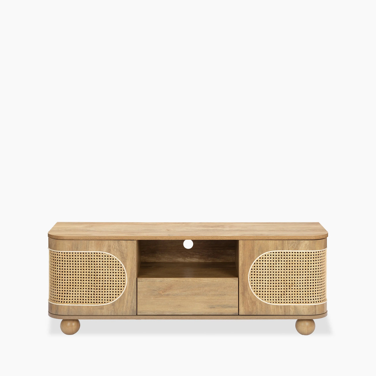 Una Wooden TV Stand Oak