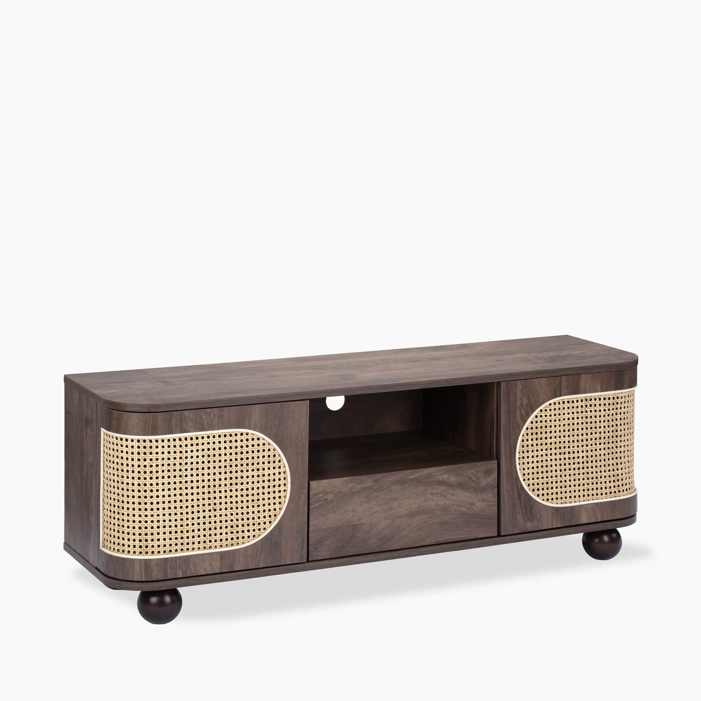 Una Wooden TV Stand Walnut