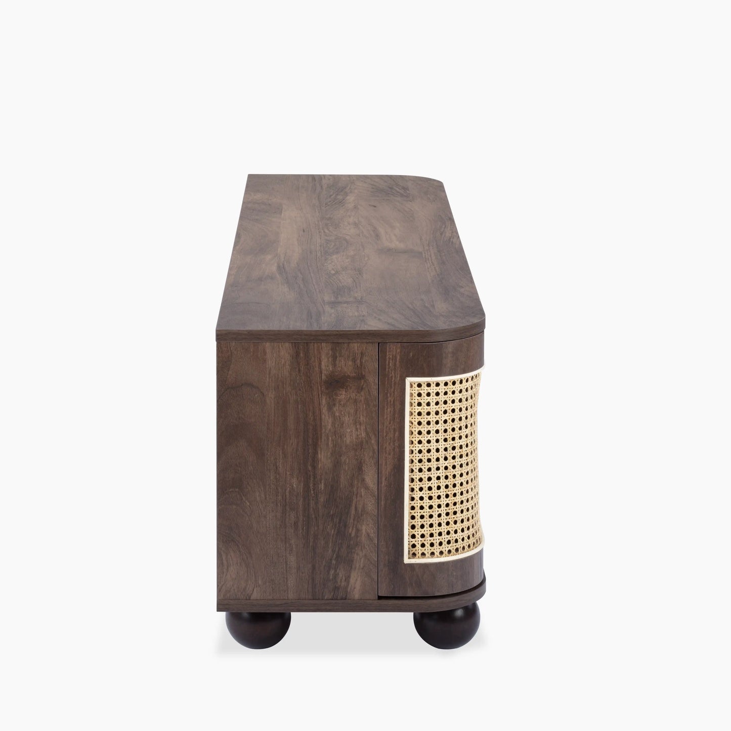 Una Wooden TV Stand Walnut