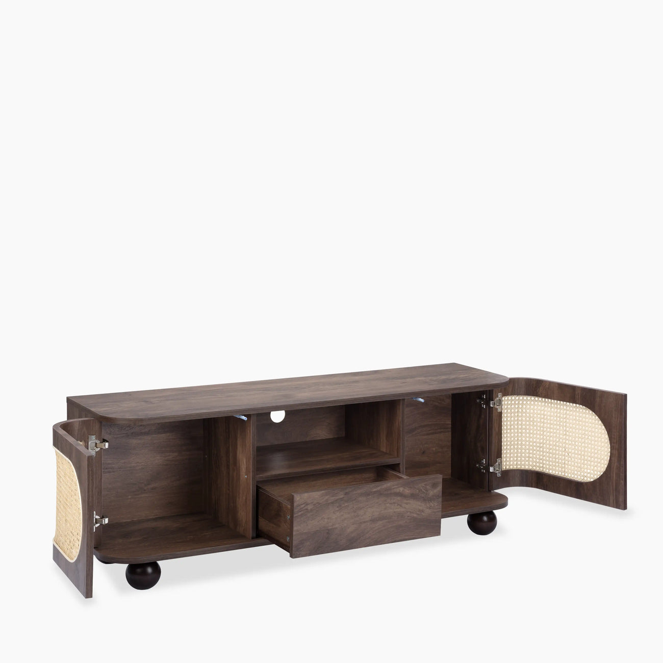Una Wooden TV Stand Walnut